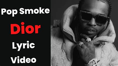 dior lyrics pop smoke|pop smoke type lyrics.